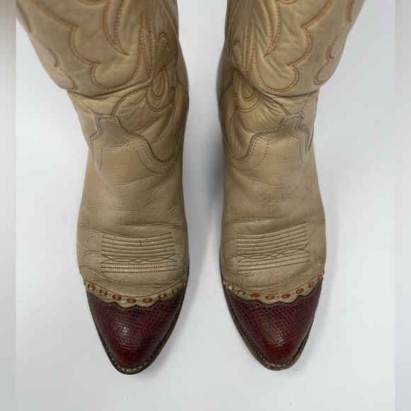 Vintage Dan Post Western Cowboy Boots - Picture 5 of 8